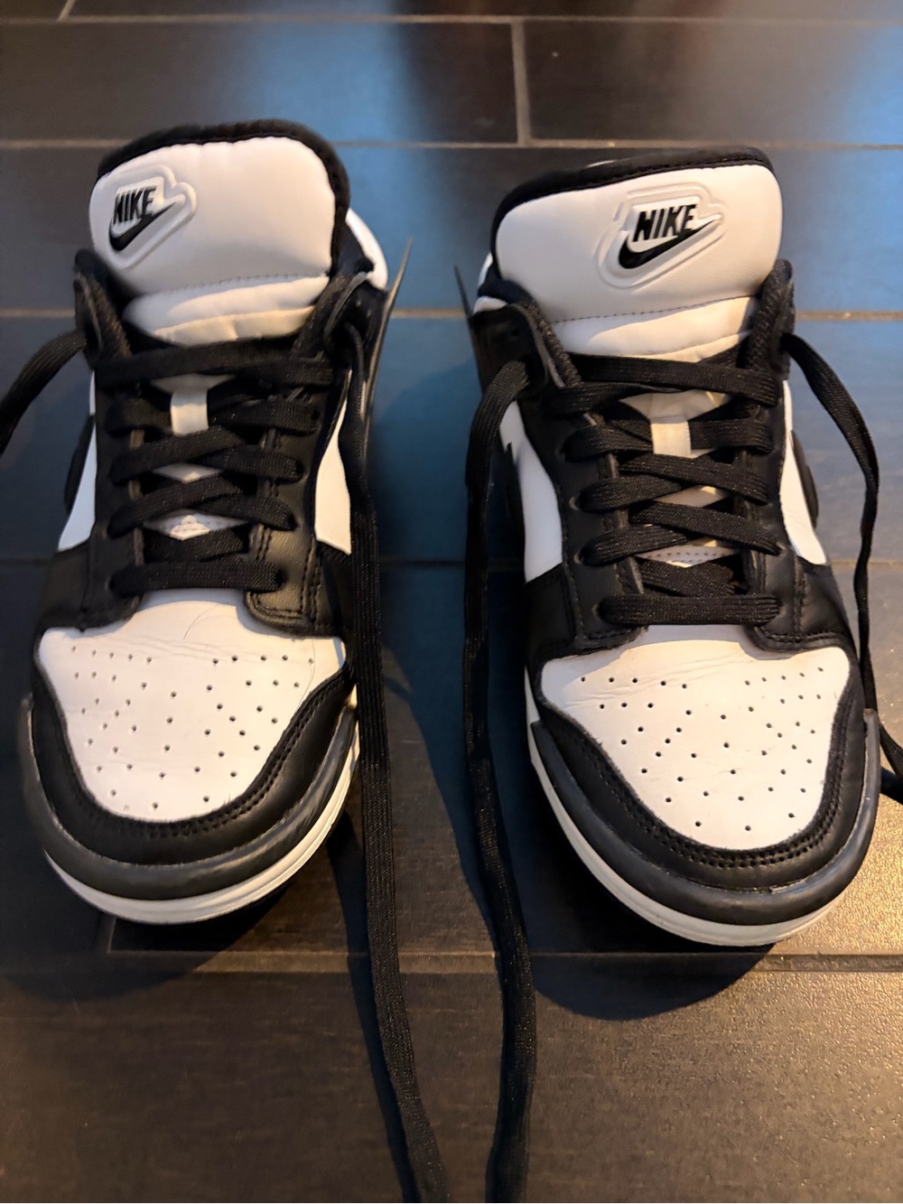 Nike Black and White Low-Top Sneakers